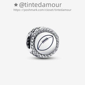 Pandora Engravable Football Charm|Pendant
